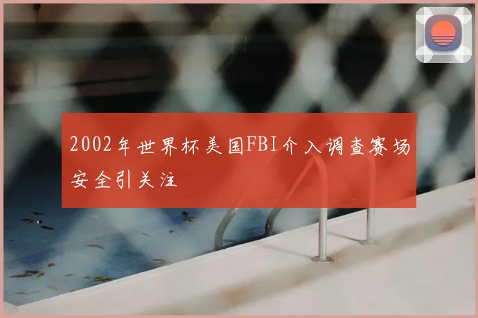 2002年世界杯美国FBI介入调查赛场安全引关注